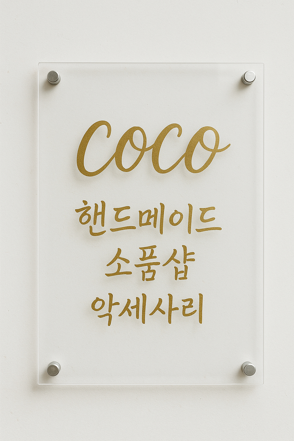 아크릴현판 시트지컷팅
