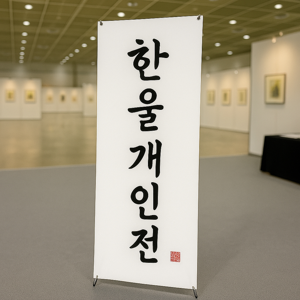 전시회 실내배너