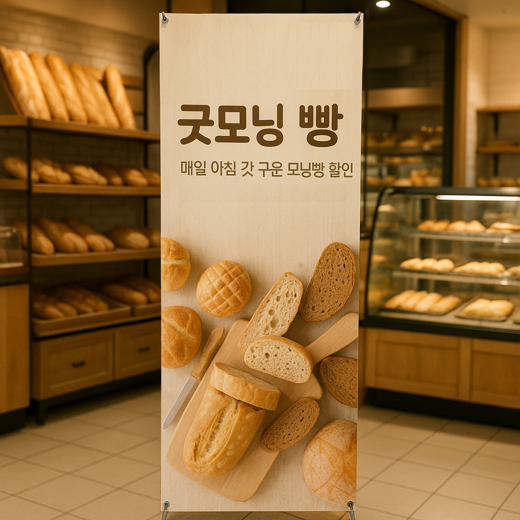매장홍보 실내배너