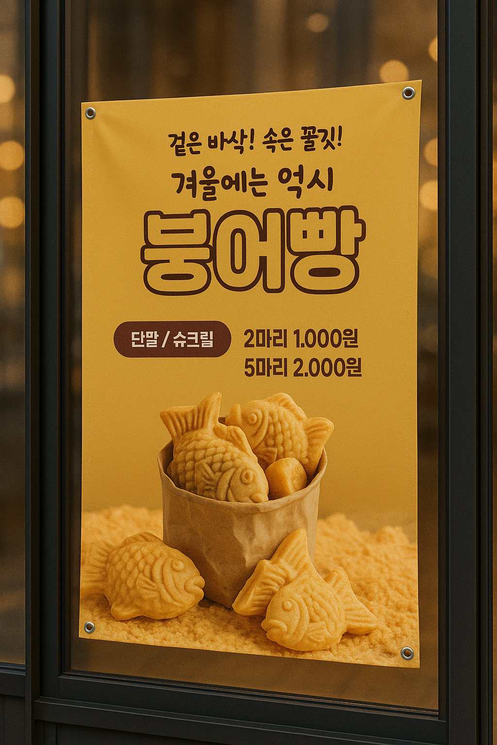 매장홍보 현수막