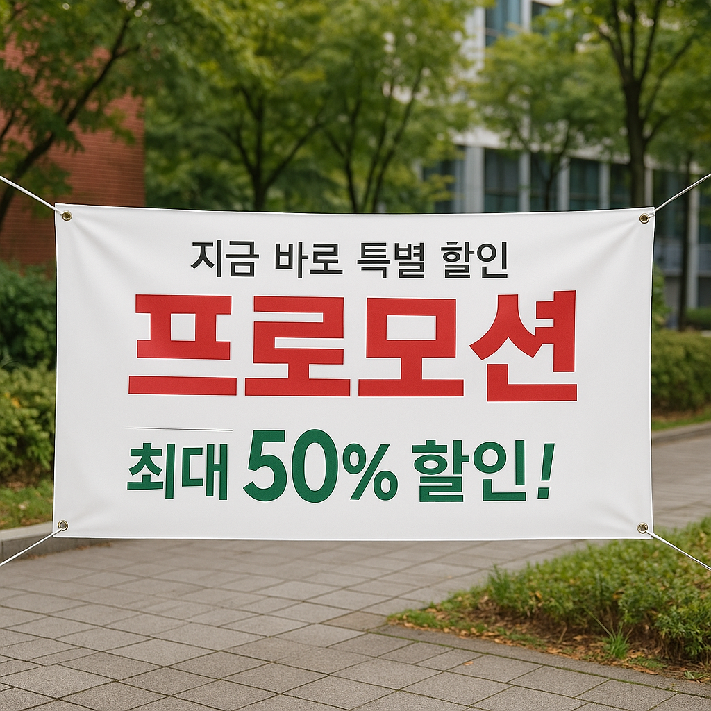 실외 현수막